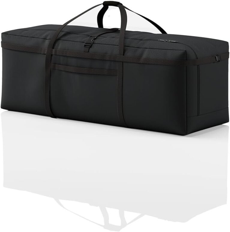 Water-Repellent Travel Duffle Bags - 36” x 13” x 13” Large Upgraded 900D Oxford Heavy Duty Duffel Bag, Reinforced Zipper, Cushioned Handles, Adjustable Strap Buckles for Travel, Camping, Gym, Outdoor