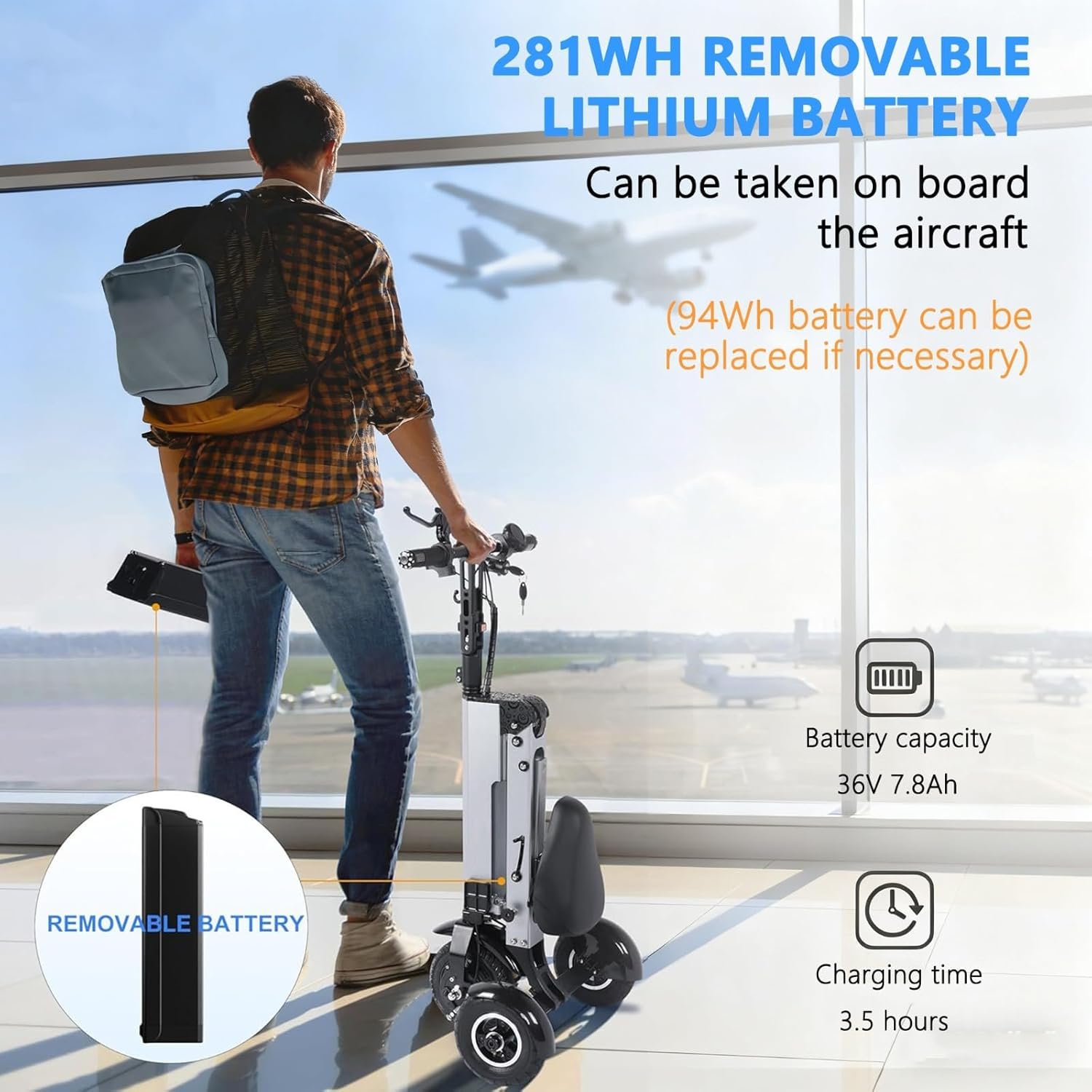 Wheel Mobility Scooter Electric