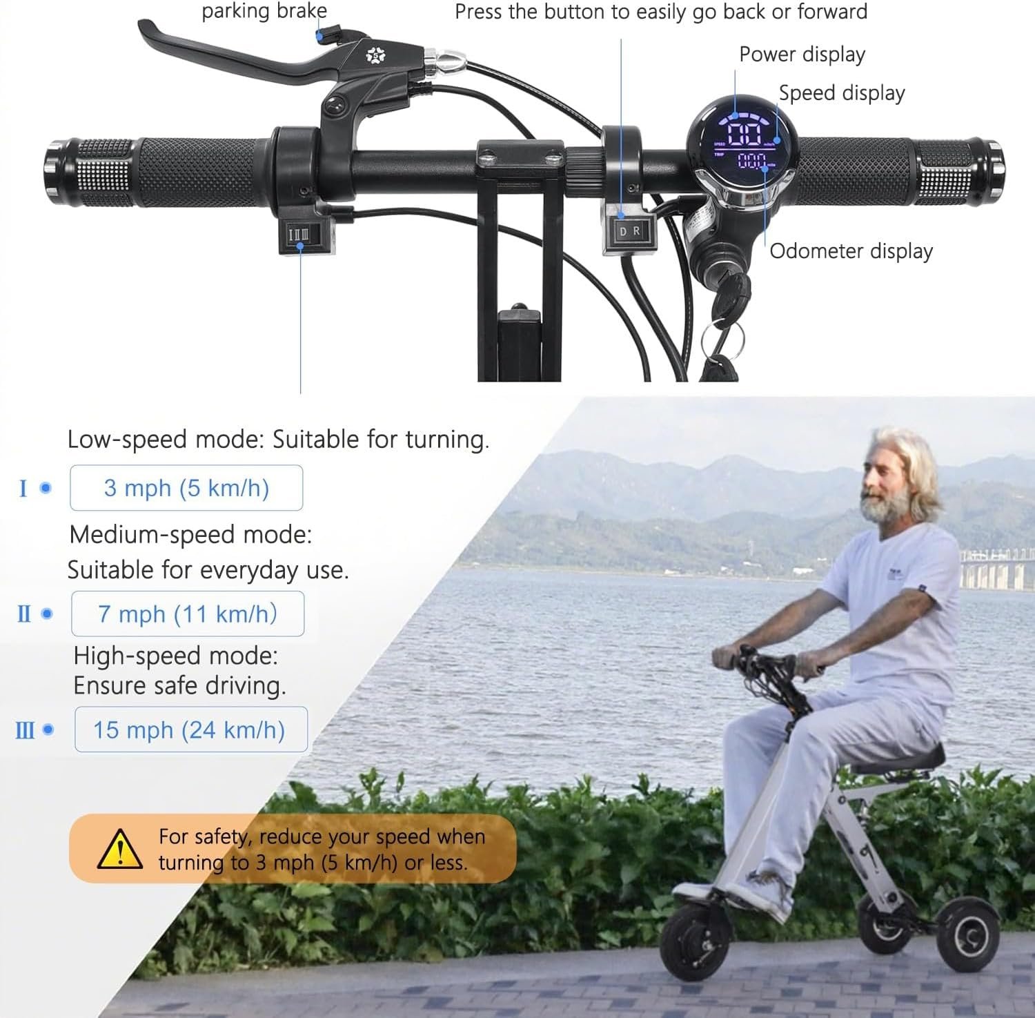 Wheel Mobility Scooter Electric