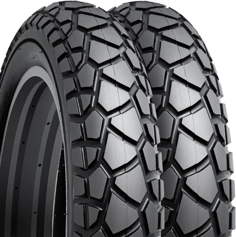 YunSCM 2PCS 26 Inches Fat E-Bike Tyres 26x4.0/98-559 Bicycle Tyres Compatible 26X4 26 x 4.0 Road Bikes/City Bikes/E-Bike Tyres (Y-1328)