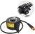 1Pc E-Bike Thumb Throttle M8 130X E-Scooter Thumb Scooter Throttle Speed Control 22mm/0.86in Handlebar Left/Right Universal Bicycle Conversion Replacement Parts 3 Pin Waterproof Accelerator Black