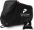 Poshhops Heavy duty Bike Cover for 1-2 Bikes, 600D Bike Covers for Outside Storage with Lock Holes, Bicycle Cover Waterproof Outdoor with Bike Storage Bag, Anti-UV, Windproof for Mountain & E-Bike