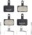 BUCKLOS Bike Brake Pads 4 Pairs Disc Brake Pads for Bicycle, mountain bike Electric Bike Brake Pads Replacement