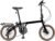 ECOSMO 16″ New Unique Lightweight Alloy Folding Bicycle Bike with Dual Disc, 6 Speeds -16AF03BL