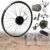 250W Electric Bike Conversion Kit, Brushless Hub Motor for 700C Wheels, LED Display, Easy E-Bike Upgrade with Controller & Brake Levers