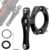 Aluminum Road Bike Bottles Cage Mount Adapter Water Bottle Cage Clamp Mount Bicycle Bottle Holder Bracket,Easy to Install on Handlebar Seat Post for Baby Stroller（Bilateral Fixation）