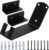 1 PcsBike Wall Mounts, Bicycle Wall Mounts, Bike Storage Rack, Bike Hangers for Garage Walls Shed Home, for E-Bikes MTB Road Bikes with 2 Support Brackets & 2 Wall Protection Pads & Screws Set