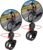 Bike Mirror, 2pcs Bicycle Rear View Mirrors 360°Adjustable HD Glass Convex Lens bike side mirror for Mountain Road Bike Scooter Electric Bikes – Style 1 – Black