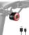 ROCKBROS Rear Bicycle Tail Light USB Rechargeable Rear Light, IPX6 Waterproof LED Taillight with 4 Modes and Breathing Safety Warning Strobe Light for MTB Bikes Cycling Up to 30hrs