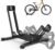 High Quality Bike Stand Floor, Sturdy Carbon Steel, Fit for 26″-29″ Bikes, Tire Width up to 3.5″, Indoor and Outdoor Storage Garage, Mtb/Dirt/Road/Mountain Bicycle Stand(Black)