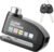 Disc Lock with Alarm, Bike Motorbike Lock, Anti-Theft Security Lock for Bicycle, Electric Bike, Scooter, 110dB Loud Alarm, Waterproof, Reminder Cable Included (Black)