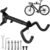 Bike Wall Mount, Adjustable Wall Mounted Bike Storage Rack, Wall Bike Rack with Helmet Hook, Foldable Cycle Wall Mount Hanger Rack with Padded, Bicycle Wall Mount Hanger for Indoor and Garage