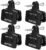AGPTEK Bike Brake Pads 4 Pairs Disc Brake Pads for Bicycle, Compatible with Shimano B01S M515 M525 C501 C601 M415 M416 M485