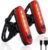 Rear Bike Lights 2 Pack, Ultra Bright USB Rechargeable Bike Tail Lights, Red High Intensity Led Accessories Fits On Any Bike or Helmet. Easy to Install for Cycling Safety Flashlight