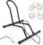Bike Floor Stand,Freestanding Bicycle Storage Rack Indoor Outdoor Adjustable Bike Stand for 16″ to 29″ Mountain/Road/Kids Bikes,Garage Parking Holder for Apartments & Homes