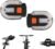 Bike Tail Light with Turn Signal, Split Bicycle Rear Lights Wireless Remote Control USB Rechargeable Turn Signal Bike Taillights for Cycling, Cyclist Safety Warning Bike Light 5 Mode