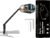Long Bike Mirror, [HD Large Wide Angle] [Right 1Pcs] Diyife Bicycle Rearview Mirrors, 360°Rotatable Cycle Mirrors for Bike Handlebars 22-25.5mm,Shockproof Rear View Mirror for E-Bike Scooter Motocycle
