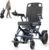 D14 Lightweight Foldable Electric Wheelchair Removable Lithium Battery, 20km Range, 500W Motor, Ultra-Portable Aluminium Powerchair for Travel & Airplane Approved