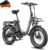Fafrees F20 MAX 1080Wh Folding Electric Bike for Adults WITH 48V 22.5Ah Removable Battery, 100KM Mileage Ebike, 20″ x 4.0 Fat Tire Electric Bicycle, 7 Speed City Commuter