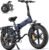 ENGWE ENGINE PRO Electric Bike Folding E-Bike for Adults, Electric Bicycle 48V 16Ah Battery, 8-Gears All -Terrain 20”*4.0 Fat Tire Electric Bicycle