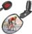Bike Mirrors, 360 Degree Adjustable Bar End Rear View Mirror with Reflective Sticker, HD Glass Convex Lens, Fits 17.4-22mm Handlebar for Electric Bicycle, MTB, Road Bike, Scooter