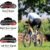 Smart Bike Tail Light with Auto ON/OFF Turn Signals & Brake Light, USB-C Rechargeable, Remote-Controlled Bike Horn Alarm, Rear Bicycle Safety Light
