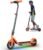 K2Pro Electric Scooter for Kids, 6″ Lightweight E-Scooter for Ages 6-12, 150W Motor, Up to 16 KM/H, 10 KM Range, Adjustable Height and Colorful Lights, 3 Speed Modes