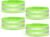URAQT Reflective Wrist Strap, Running Safety Gear Wristbands, High Visibility Bike & Ankle Bands Reflector Armband, Self-adhesive Reflective Bands for Night Sports & Dog Walking