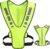 Uncle Paul Reflective Gears – Safety Vest High Visibility for Running Cycling Dog Walking Sports with Pocket for Adults Kids