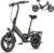HillMiles Mile 1 Electric Bike, 36V 10.4AH Battery, 14’*2.0′ Tyre, 25km/h speed and 40-65km range E-bike for urban commuting, IP65 waterproof