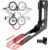IMAYCC Upgraded New Bike Wall Mount, Space Saving Adjustable Foldable Bike Rack Wall, No Heavy Lifting, Bike Hangers for Garage, Foldable Bicycle Holder for MTB Road Bike