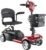 iScooter Mobility Scooters,X-02 Mobility Scooter for Adults,20KM Range 4 Wheel Electric Wheelchair Device with LED Headlight,Basket,Cup Holder and Control Panel,Lightweight Portable,for All Terrain