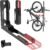 IMAYCC Upgraded New Bike Wall Mount, Space Saving Adjustable Foldable Bike Rack Wall, No Heavy Lifting, Bike Hangers for Garage, Foldable Bicycle Holder for MTB Road Bike(2 Pack)