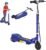 HOMCOM Kids Electric Scooter, 5.5 Inch Foldable Kids Scooter for Ages 7-14, 120W Motor, Up to 12km/h, 10km Range, Adjustable Height