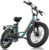 URLIFE Electric Bikes for Adults, 20″ x 3.0 Fat Tire E Bike with 7 Speed, 48V 13Ah Removable Battery, 250W Motor Ebike with Colorful LCD Display for Adults