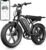 TST Electric Bike for Adult,Ebike with 48V/15AH Removable Battery, Electric Bike with Multiple Performance Modes,20″ x4.0 All-Terrain Tires, Fat Tire Ebike Hydraulic Suspension 7-Speed