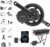 BAFANG Ebike Conversion Kit BBS01B 48V 250W Mid Drive Kit CAN Bus Electric Bike Conversion Kit with Optional 48V Battery & VD618 Display & 44T Chainring for BB68-73mm Mountain Bike