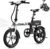 HITWAY E Bike 16/20 Inch Folding Electric Bike, with 250W Motor, up to 25km/h, 36V 9Ah Li-ion Battery, Range 35-70/40-65km, Urban Commuter Electric Bicycle Ebike for Adults