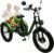 24 inch Adult Electric Cargo Fat Tire Tricycle for Disabled Adults 3 Wheels Pedal Assist Fat Tire Bicycles for 200 kg riders Heavy Duty Adult Bikes with Large Capacity Basket Green