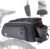 NDakter Bike Bags, 10L Bicycle Rear Rack-Waterproof 3 in 1 Ebikes Trunk Bag, Reflective Electric Bike Saddle Panniers Bag with Shoulder Strap (10L Waterproof 3 in 1)