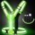 Simket LED Reflective Running Vest, Water Resistant Safety Gear with USB Rechargeable 10-12H Runtime Lights, Adjustable High Visibility Vest for Night Running, Cycling, Dog Walking, Men Women Kids
