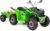 COSTWAY 6V Kids Electric Ride on ATV Car, Battery Powered Quad Bike with Removable Back Trailer, 4 Wear-Resistant Wheels, Forward/Backward/Reverse Button, for Boys Girls 3+ Years Old (Green)