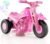 GYMAX Kids Electric Motorbike, 6V Ride on Motorcycle with Bubble Maker, Music, Headlights, Forward & Backward, 3 Wheels Children Motor Bike for 3 Years Old+ Boys Girls (Pink), 81 x 36 x 43 cm