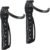 VonHaus Bike Wall Mounts – Bike Wall Rack, 2-Pack for Garage and Shed – Steel Coated Bicycle Storage Hooks – Vertical Storage Rack with Durable Plastic Clips