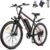 TWOFISH Electric Bike, 26″ Electric Mountain Bike for Adults with 36V 15Ah Battery Max Range 100 KM 25KM/H 3 Riding Mode 7 Speed E Bike with Disc Brakes LED Display, TF-1