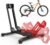 IMAYCC Professional Bike Stand Floor, Bike Stand for Indoor Cycling, Bike Rack for Garage/Home -Storage Bicycle Parking Rack Fit 26”-29”Mtb/Dirt/Road/Mountain(Red/Black)