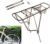 Biking Rear Bike Rack Adjustable Pannier Rack 10 kg Load Fits Wheel Sizes 20″ 24″ 26″ Luggage Carrier Seat Post Storage Cargo Luggage Carrier Bicycle