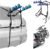 UKB4C 3 Bicycle Bike Car Cycle Carrier Rack Universal Fitting Saloon Hatchback Estate High Level