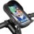 flintronic Bike Phone Holder Waterproof, Bike Phone Mount 360° Rotation, Cycling Handlebar Bag with Touchscreen, Bicycle Phone Cycling Bag for iPhone Samsung up to 6.4”, 17*10*5.8CM
