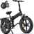 ENGWE ENGINE PRO Electric Bike Folding E-Bike for Adults, Electric Bicycle 48V 16Ah Battery, 8-Gears All -Terrain 20”*4.0 Fat Tire Electric Bicycle